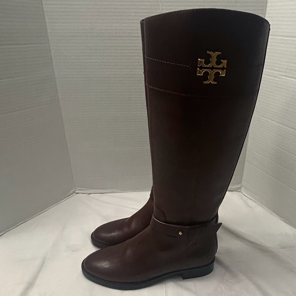 TORY BURCH LEATHER BOOTS - Picture 10 of 14